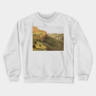 Italian Landscape by Thomas Cole Crewneck Sweatshirt